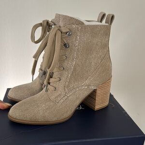 Splendid Tan Suede Ankle Boots